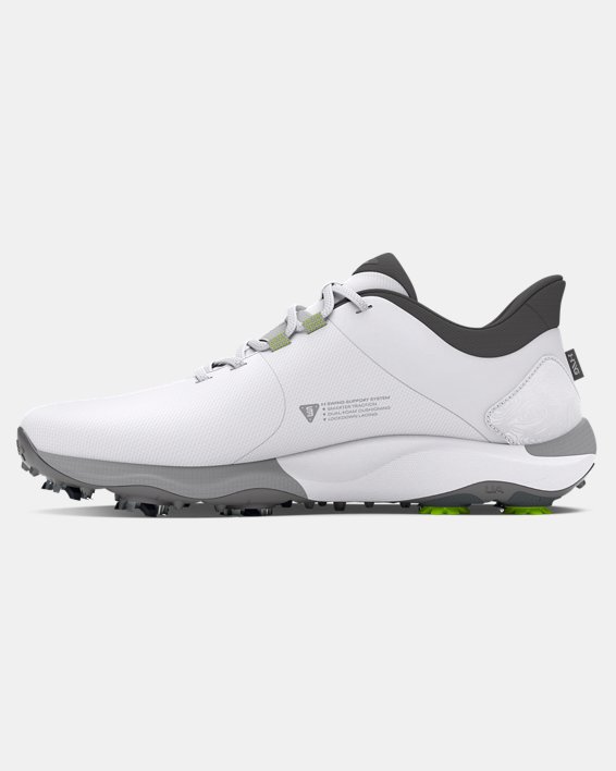 Men's UA Drive Pro Golf Shoes in White image number 1